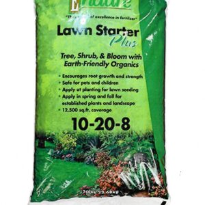 Bag of Endure Lawn Starter Plus Fertilizer